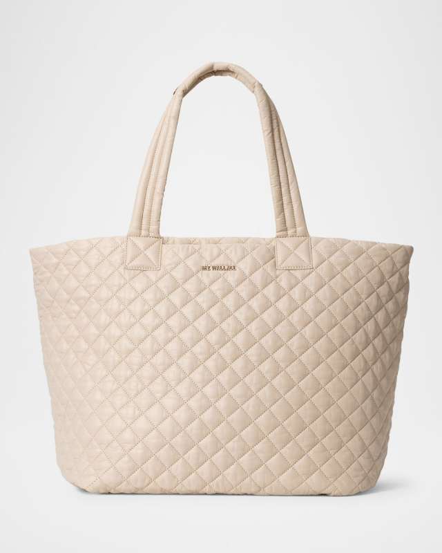 Large Metro Deluxe Quilted Tote Bag